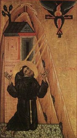 MASTER of San Francesco Bardi St Francis Receiving the Stigmata